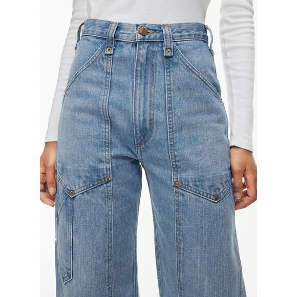 Re/Done Superhigh Workwear Jeans Size 27 - Picture 7 of 12